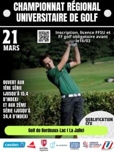 Championnat Régional de Golf - qualificatif CFU - 1° et 2° séries @ Golf blue green | Bordeaux | Nouvelle-Aquitaine | France
