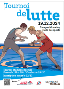 Tournoi de Lutte Universitaire / Clubs Bordeaux @ Halle des sports Universitaire | Talence | Nouvelle-Aquitaine | France