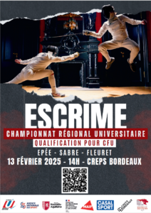 Championnat Régional Escrime - Epée - Fleuret - Sabre @ Creps Bordeaux | Talence | Nouvelle-Aquitaine | France