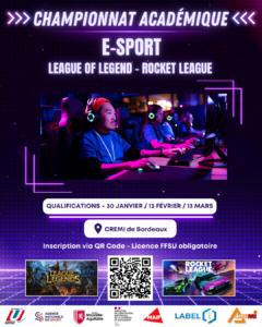 E-Sport: Championnat d'académie @ CREMI A28 | Talence | Nouvelle-Aquitaine | France