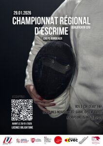 Championnat Régional d'Escrime (qualificatif CFU) @ Creps Bordeaux | Talence | Nouvelle-Aquitaine | France