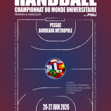 Billetterie – Championnat du monde Handball – Du 20 au 27 juin à Pessac